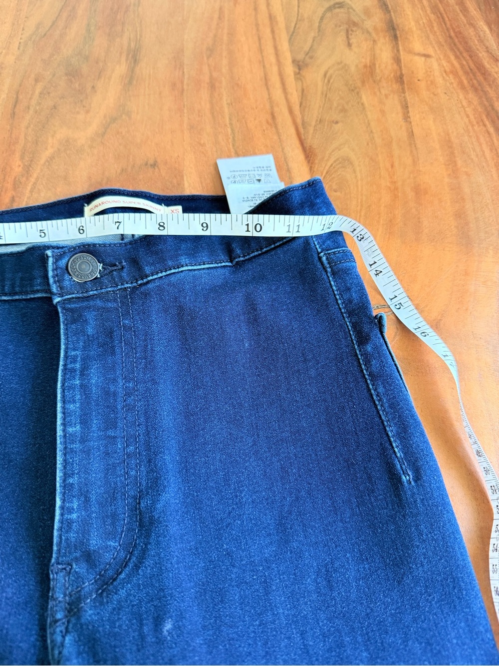 Skinny relax  Slim Stretch Levi’s women Jeans Dark Blue size xs - Picture 4 of 9
